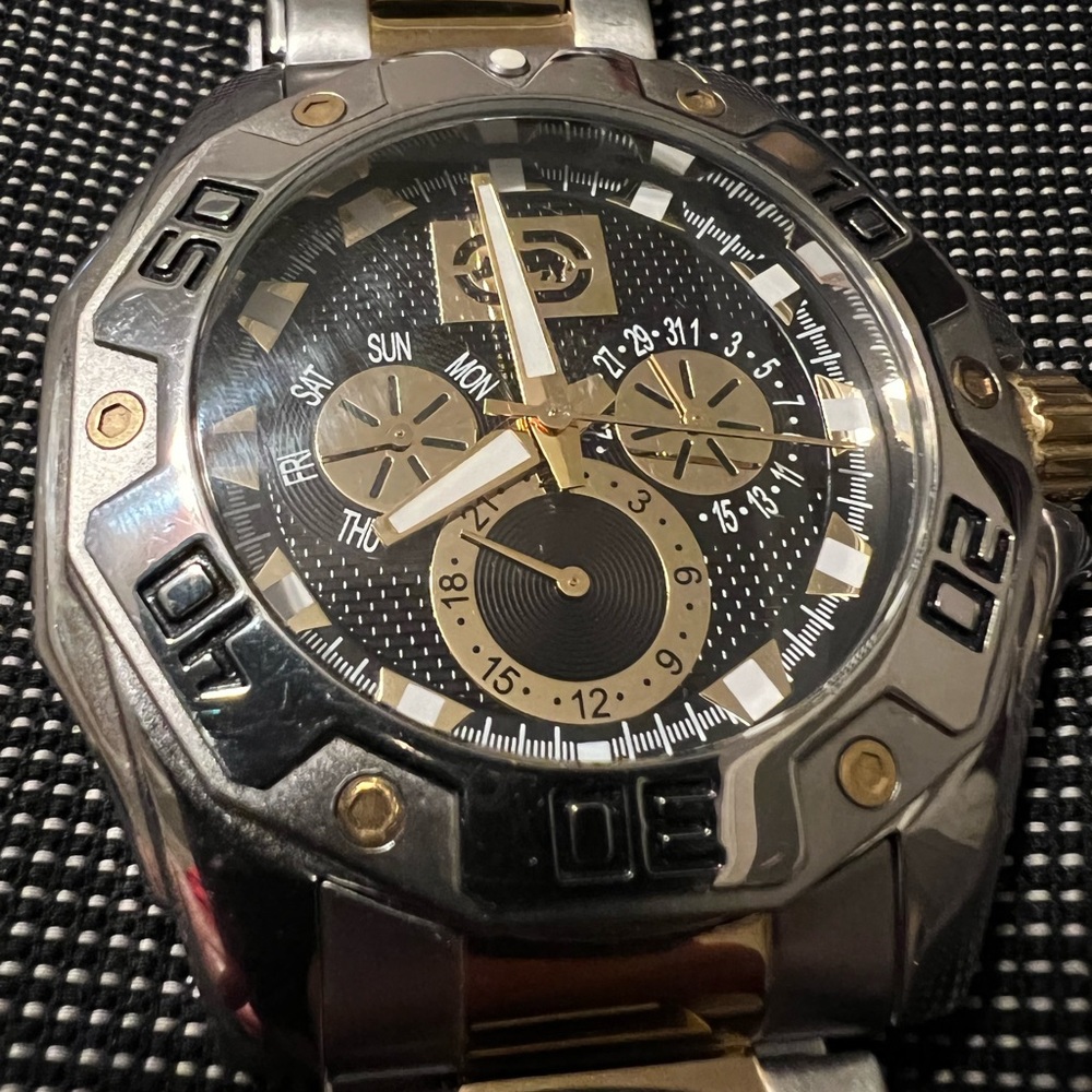 Rhino by Marc Ecko Men's E8M079MV Power Play Three Eye Multifunction 46mm Watch